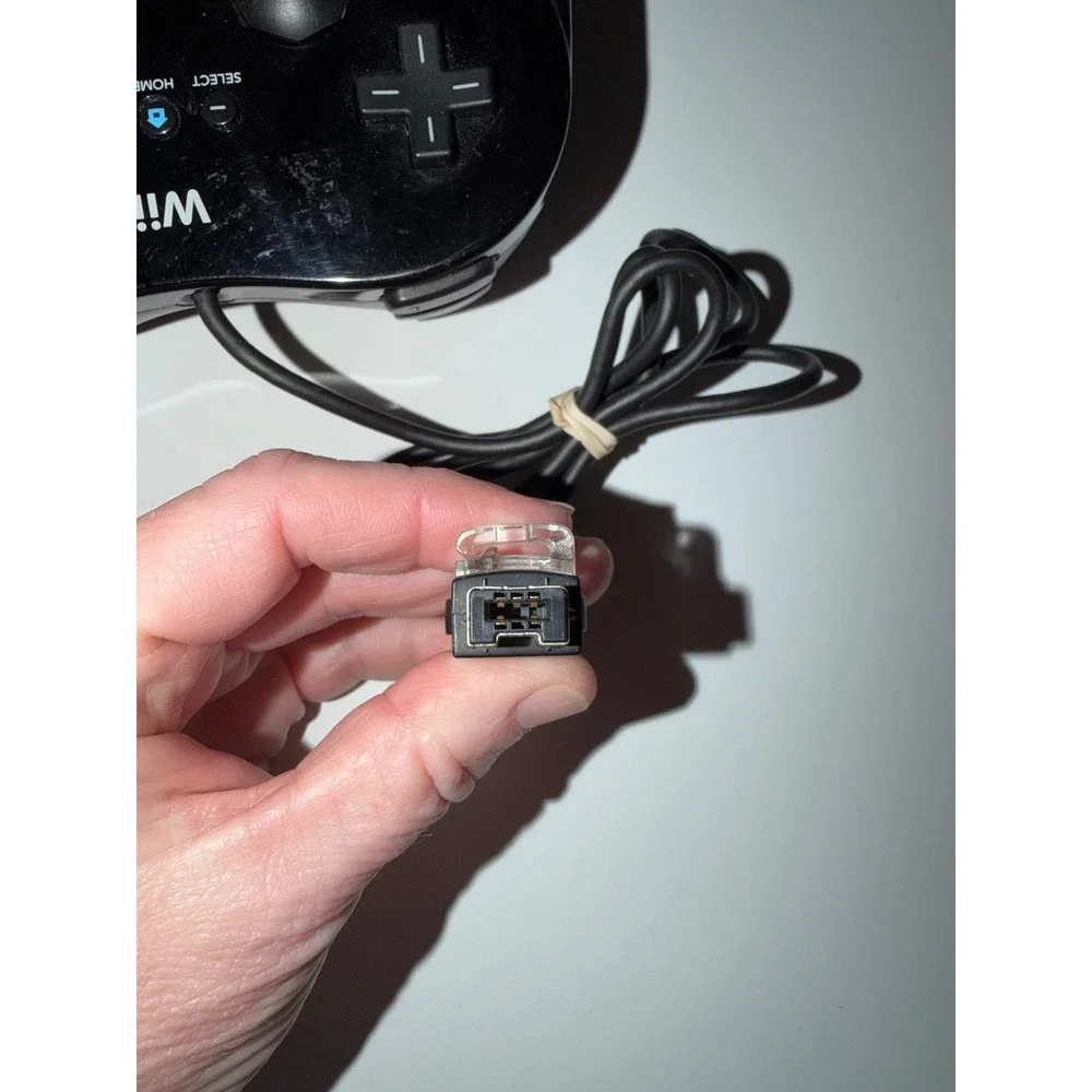 Nintendo Wii Classic Controller Pro Black RVL-005 -02 Gamepad for Wii Wii U work